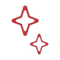 Pair of Sparkle Outlines