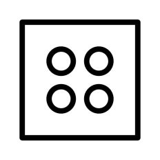 Square Button Outline