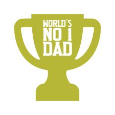 World's No 1 Dad Trophy 