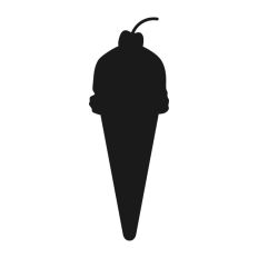 Ice Cream Cone Cherry