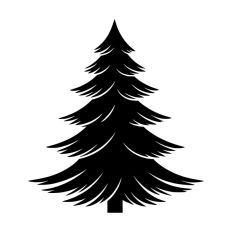 Pine Tree Forest Winter Spruce Christmas