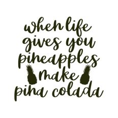 Pina Colada Quote