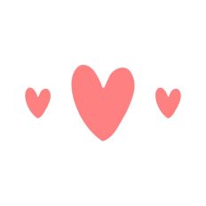 Three Hearts In Line 