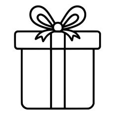 Gift Box Gift Wrapped Box Present Birthday Christmas Ribbon Bow