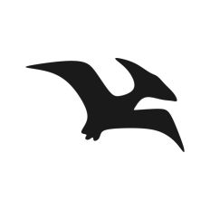 Flying Dinosaur Silhouette