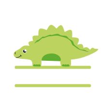 Cute Dinosaur Border