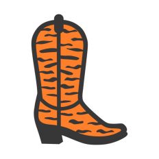 Tiger Print Cowgirl Cowboy Boot