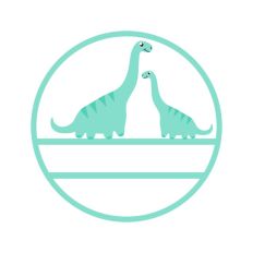 Round Dinosaurs Circle