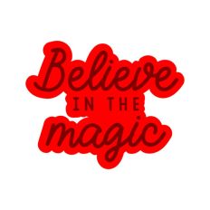 Believe In The Magic Christmas Quote Script