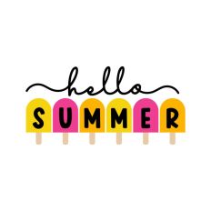 Hello Summer Ice Popsicle 