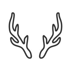 Antlers Outline