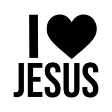 I Love Jesus Heart Christian