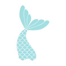 Mermaid Tail Under The Sea Birthday Princess Ocean