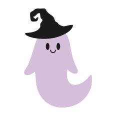 Halloween Ghost Witch Hat Cute