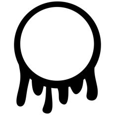 Dripping Circle Frame