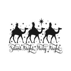 Silent Holy Night Wise Men Camel Christianity Nativity Scene 