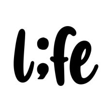 Life Semicolon Mental Health Symbol