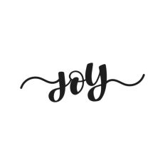 Joy Script Text Words Christmas