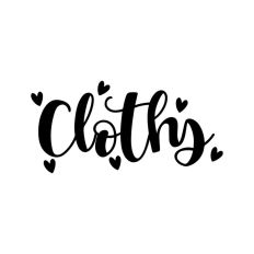 Cloths Heart Cleaning Label