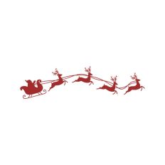 Christmas Santa Sleigh Reindeer Gifts Eve Winter