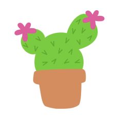 Cute Cactus Plant Pot
