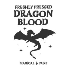 Dragon Blood Potion Bottle Label Halloween Witch