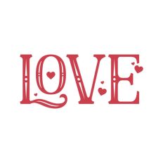 Love Script Text Valentine's Day Quote