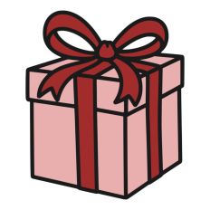Gift Box Gift Wrapped Box Present Birthday Christmas Ribbon Bow