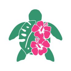 Tropical Flower Turtle