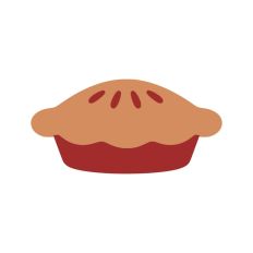 Pie Outline Icon Food Baking Cooking
