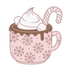 Hot Cocoa Christmas Festive Drink Winter