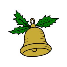 Bells Christmas Wedding Bell Sleigh
