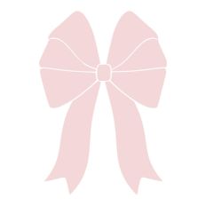 Pink Ribbon Bow Hair Girl Tied Knot