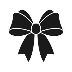 Ribbon Bow Knot Tied Hair Cute