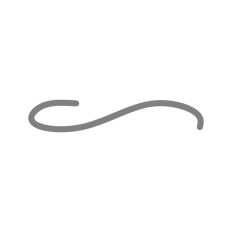 Curved Underline Swirl Mark Line Doodle Hand Drawn