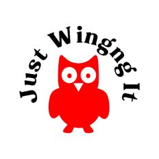 Just Winging It Owl Funny Quote