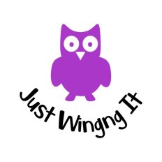 Just Winging It Owl Quote