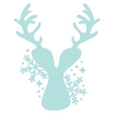 Y Festive Christmas Alphabet Letter Antler Santa