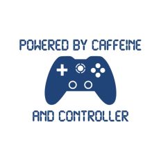 Powered By Caffeine and Controller Video Games
