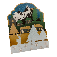 Christmas card 3 D