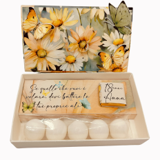 Butterfly box with 2 lids