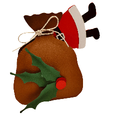 Santa Claus in the sack