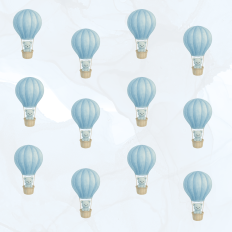 cute bear hot air balloon