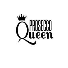 Prosecco Queen Svg cutting file