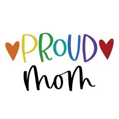 Proud Mom with Hearts