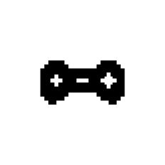 Pixelated game element - videogame control