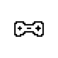 Pixelated game element - videogame control 2