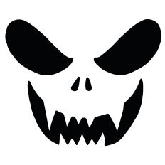 Demon Pumpkin Face