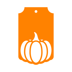 Fall Gift Tag SVG | Pumpkin SVG | Gourd SVG