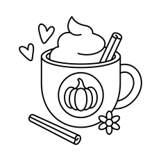 Pumpkin Spice Latte SVG | Fall SVG | Fall Clipart
